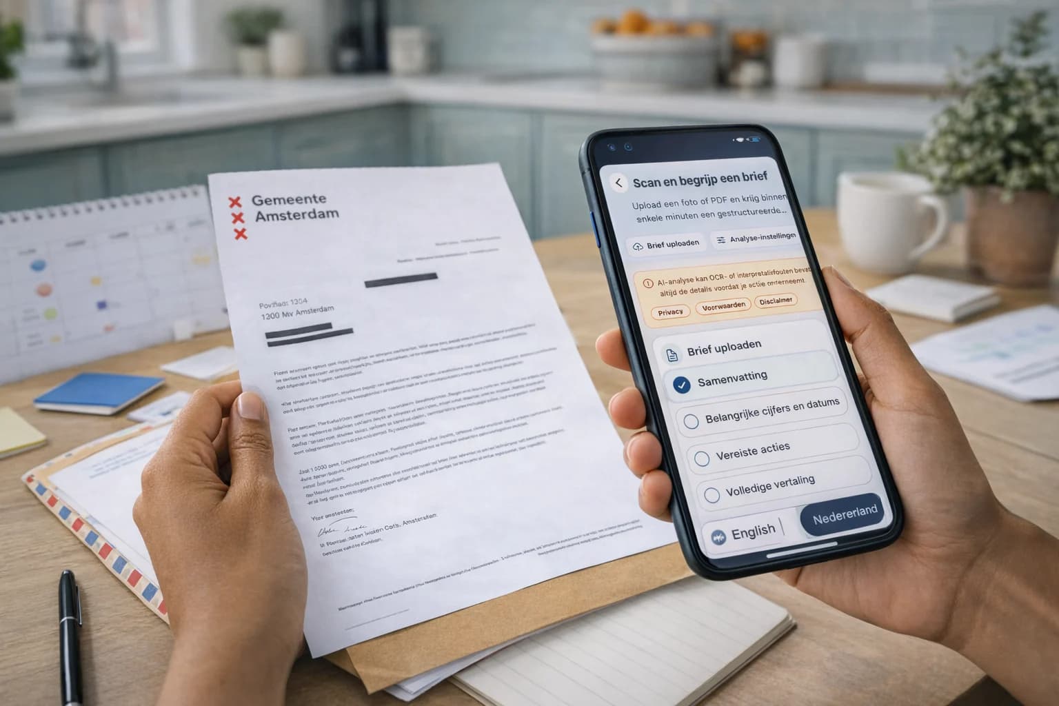 Scan brieven en documenten met AI